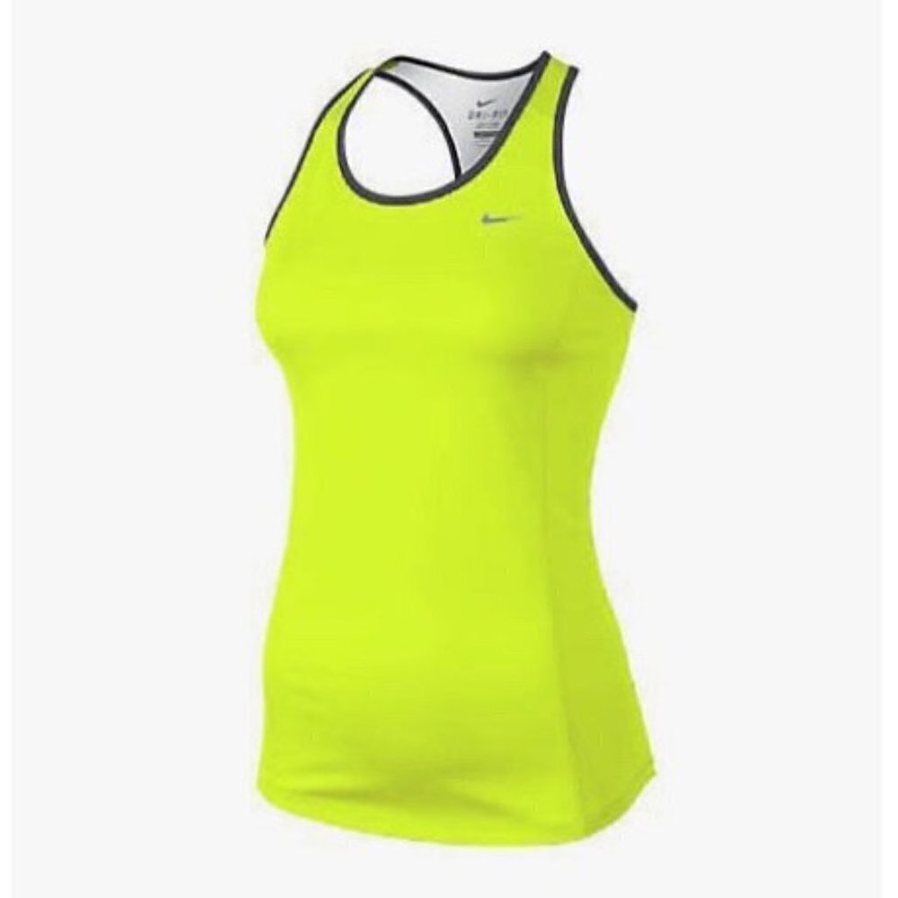 Nike Women’s Dri-Fit Neon Racer Back Tank Top XS